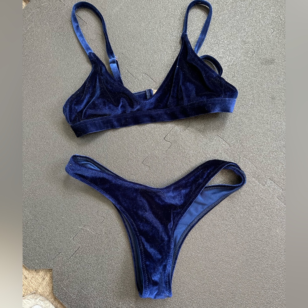 Velvet swimsuit